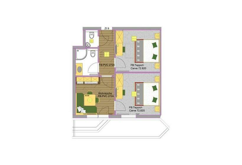 آپارتمان عادی 1 خوابه, Jagdhof Ligedl