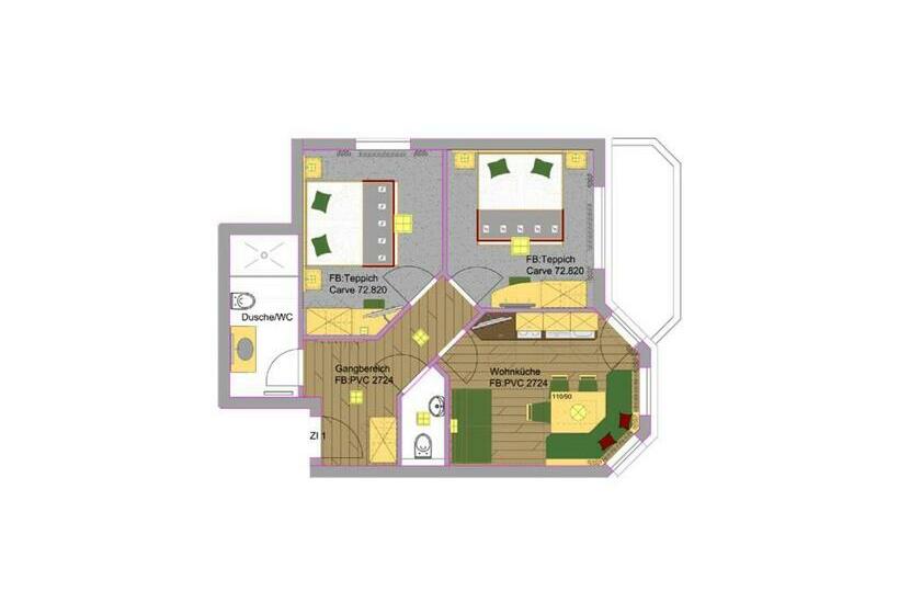 آپارتمان 2 خوابه, Jagdhof Ligedl