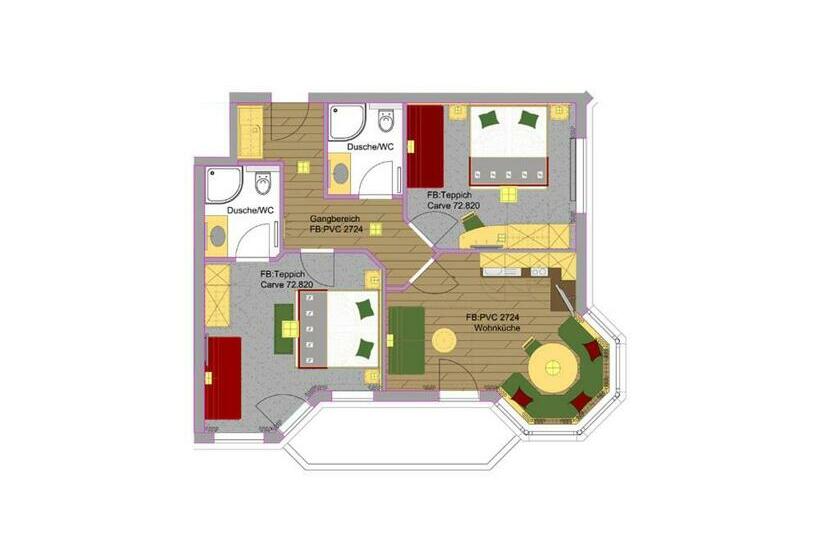 آپارتمان 2 خوابه, Jagdhof Ligedl