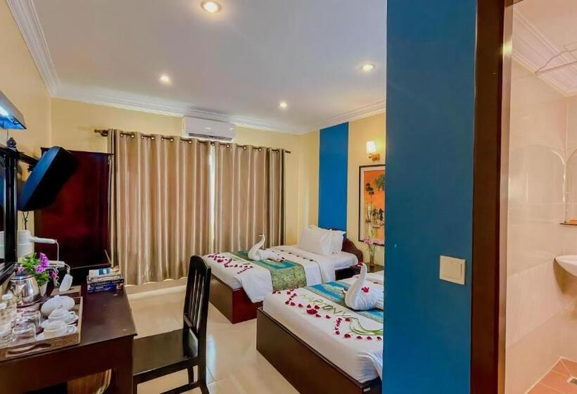 חדר דלוקס נוף בריכה, Harmony Indochine D Angkor