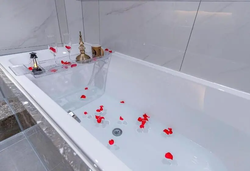 デラックスルーム, Kunming Dianchi Mideel International Apartment   South Asian Style Fuhai Metro