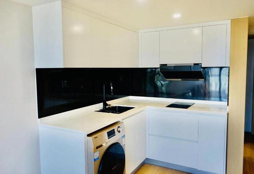 Номер Deluxe, Kunming Dianchi Mideel International Apartment   South Asian Style Fuhai Metro
