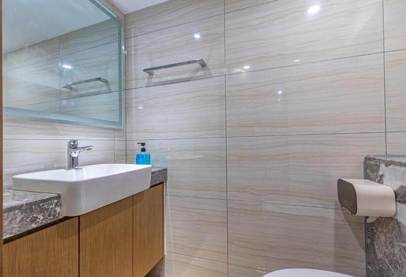 سوئیت 2 خوابه, Kunming Dianchi Mideel International Apartment   South Asian Style Fuhai Metro