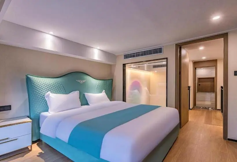 ２ベッドスイートルーム, Kunming Dianchi Mideel International Apartment   South Asian Style Fuhai Metro