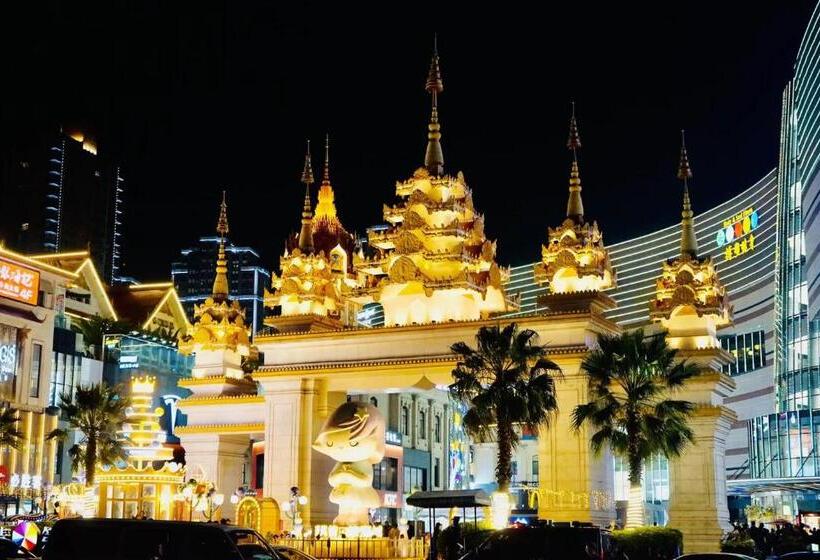 سوئیت 2 خوابه, Kunming Dianchi Mideel International Apartment   South Asian Style Fuhai Metro