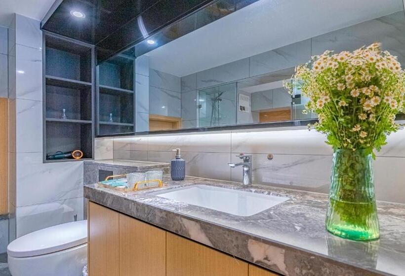 اتاق کلاس بیزنس, Kunming Dianchi Mideel International Apartment   South Asian Style Fuhai Metro