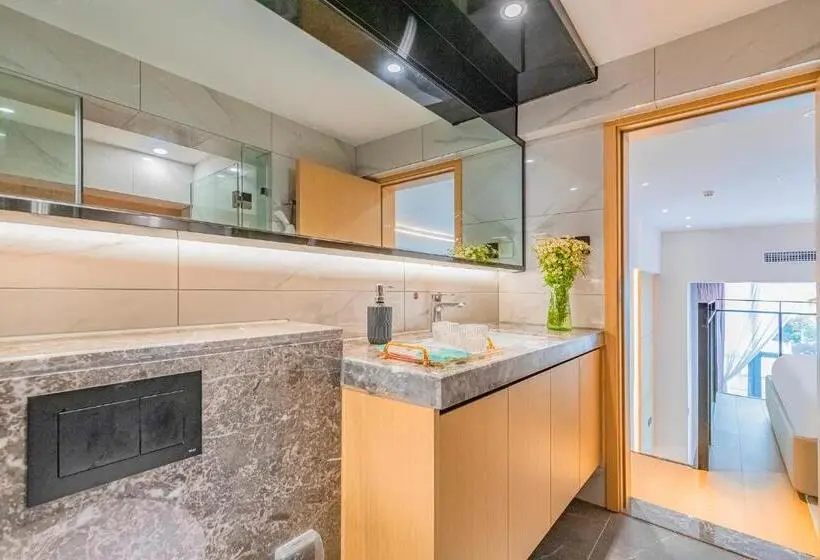 ビジネスルーム, Kunming Dianchi Mideel International Apartment   South Asian Style Fuhai Metro