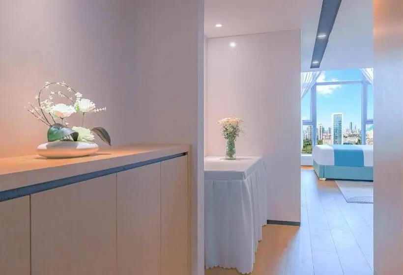 ビジネスルーム, Kunming Dianchi Mideel International Apartment   South Asian Style Fuhai Metro