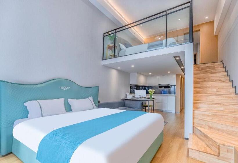 Номер бизнес-класса, Kunming Dianchi Mideel International Apartment   South Asian Style Fuhai Metro