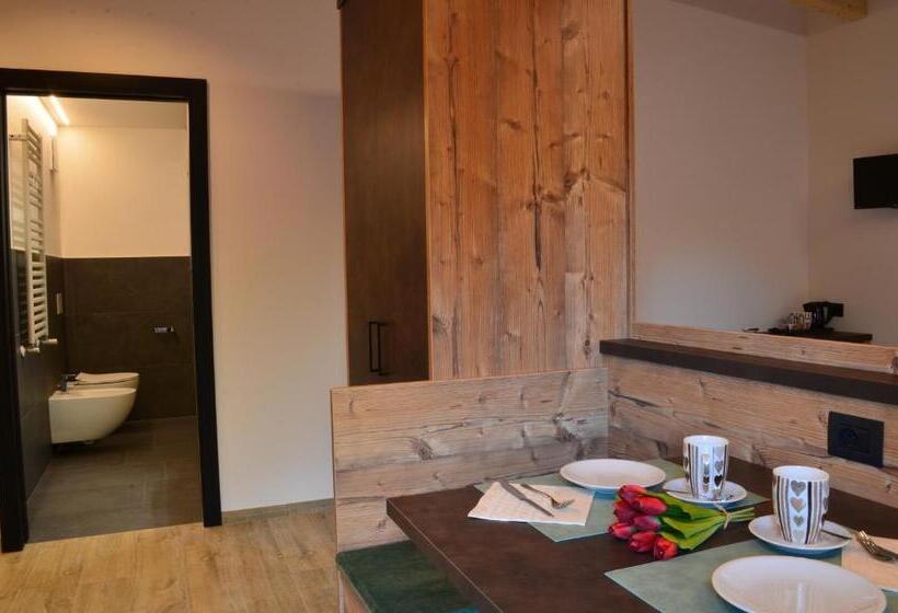 غرفة سوبيريور مطلة على الجبل, Aria Alpina Guest House Affittacamere