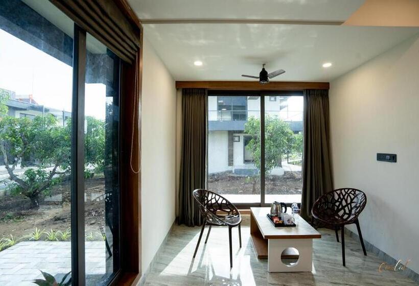 Стандартный Номер Кровать Кинг, Daksh Eden Greenz A Luxury Resort In Sasan Gir