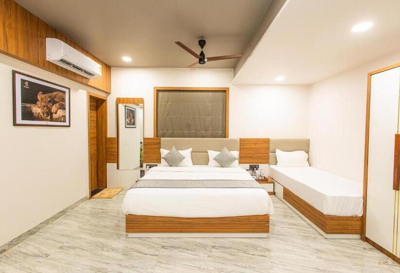 Стандартный Номер Кровать Кинг, Daksh Eden Greenz A Luxury Resort In Sasan Gir