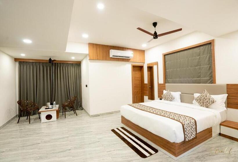 스탠다드 룸 킹사이즈 침대, Daksh Eden Greenz  A Luxury Resort In Sasan Gir