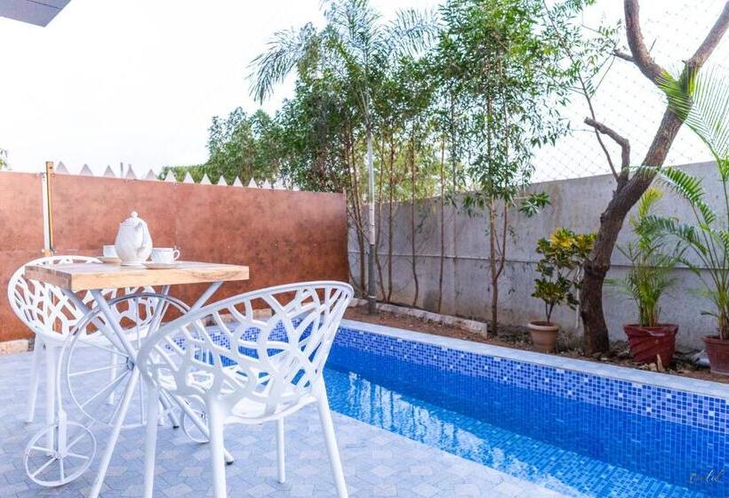 전용 풀장 스위트, Daksh Eden Greenz  A Luxury Resort In Sasan Gir