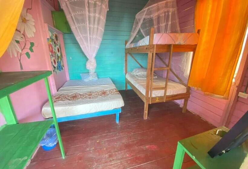 غرفة عائلية, Hostal Caribbean Beach