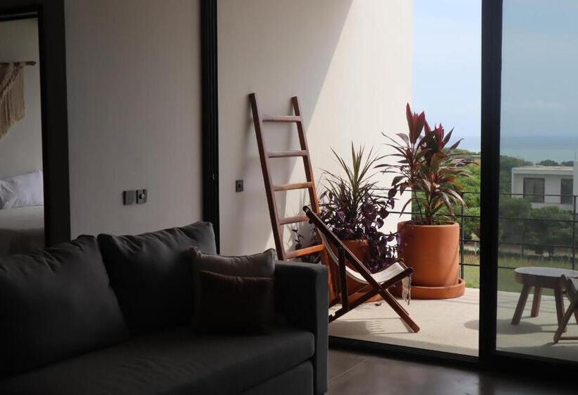 شقة غرفة واحدة مطلة على البحر, La Barra Resorts Puerto Escondido