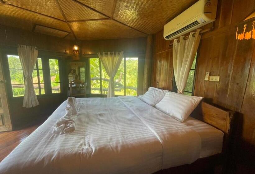 Standardzimmer mit Gartenblick, บ้านชนเผ่า แคมป์ปิ้ง แอ็น รีสอร์ต