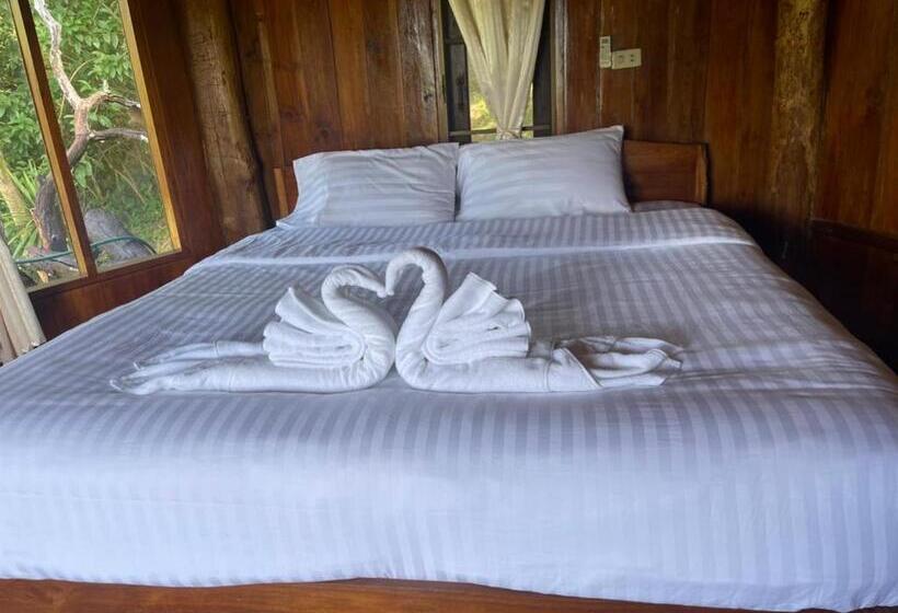 Standardzimmer mit Gartenblick, บ้านชนเผ่า แคมป์ปิ้ง แอ็น รีสอร์ต