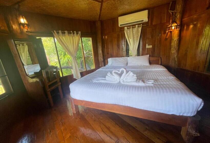 Standardzimmer mit Gartenblick, บ้านชนเผ่า แคมป์ปิ้ง แอ็น รีสอร์ต