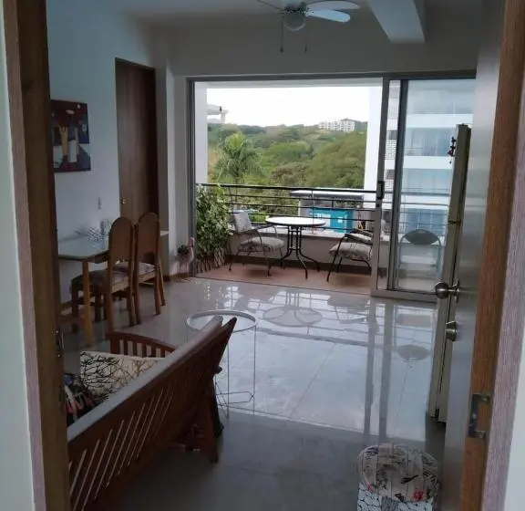 プールの見える1ベッドルームアパートメント, Apartasol San Jerónimo
