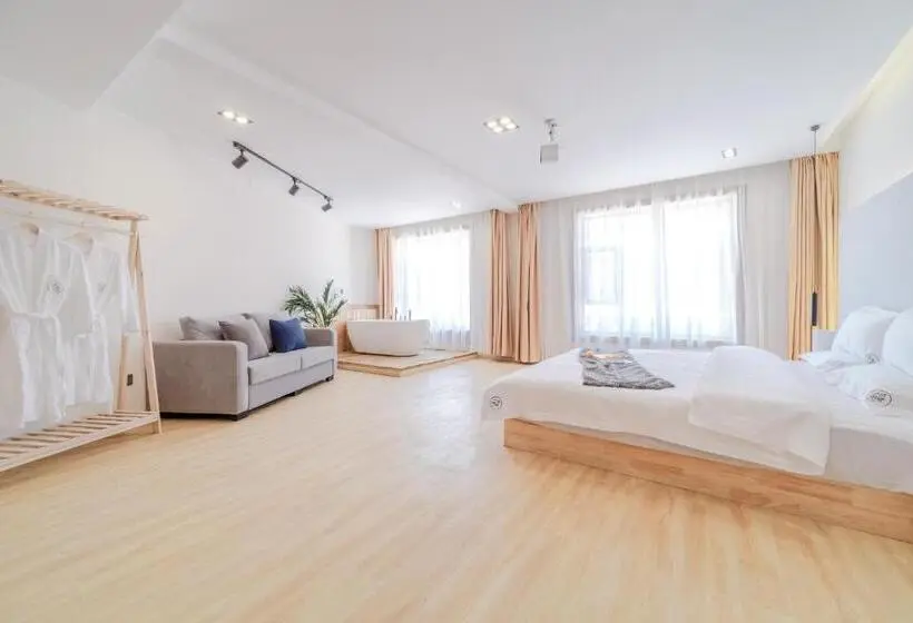 Deluxe-huone, Shangri La Jinwushe Boutique Inn