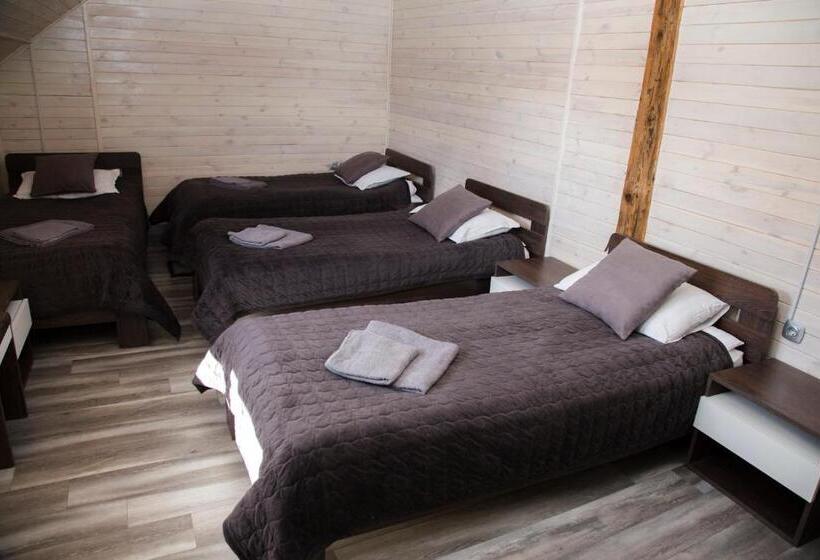 اتاق استاندارد چهار تخته, готель бережани