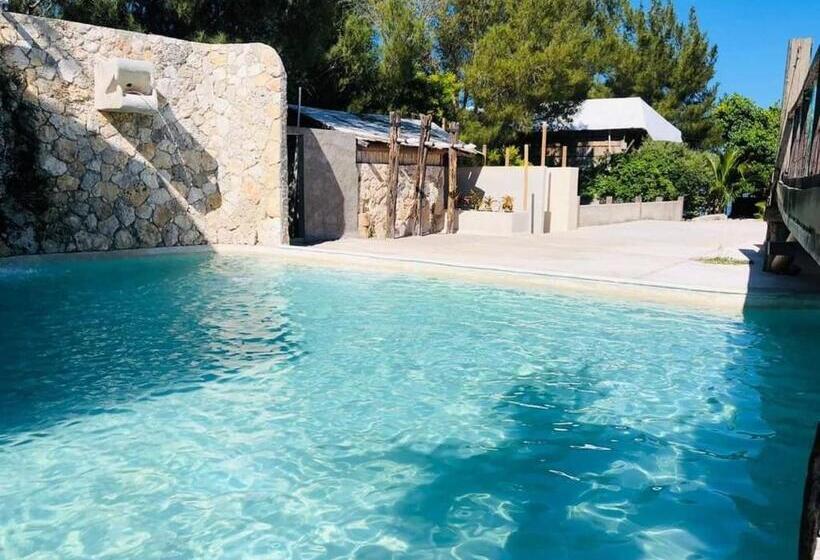 标准间带游泳池, Cabañas Perla Escondida