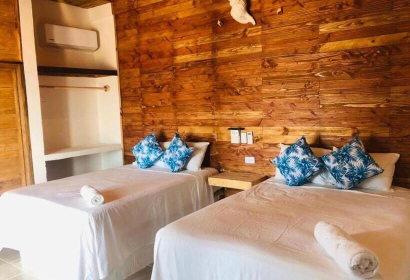 标准间带游泳池, Cabañas Perla Escondida