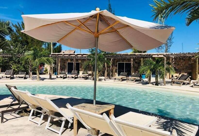 标准间带游泳池, Cabañas Perla Escondida