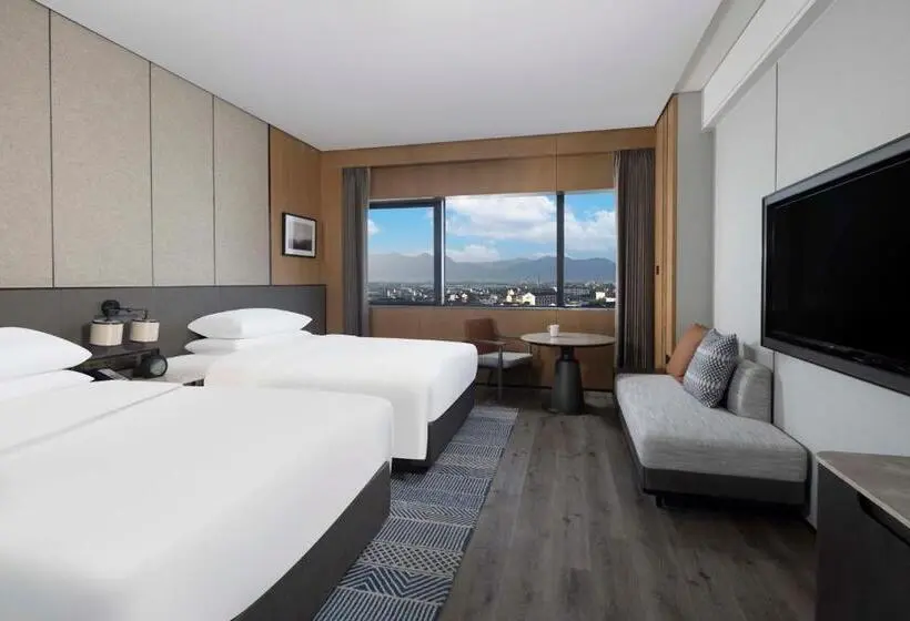 ２ダブルベッドのスタンダードルーム, Sheraton Pujiang