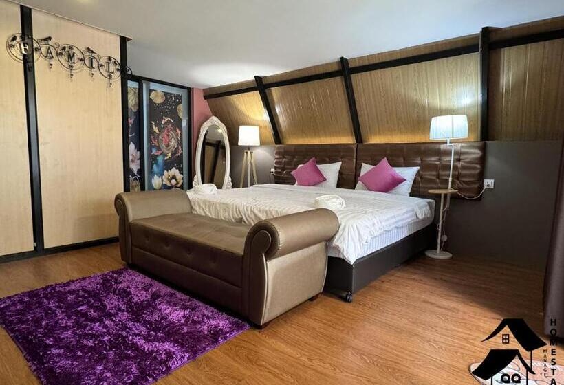 غرفة ديلوكس سرير كينج, Happy Garden Resort Betong