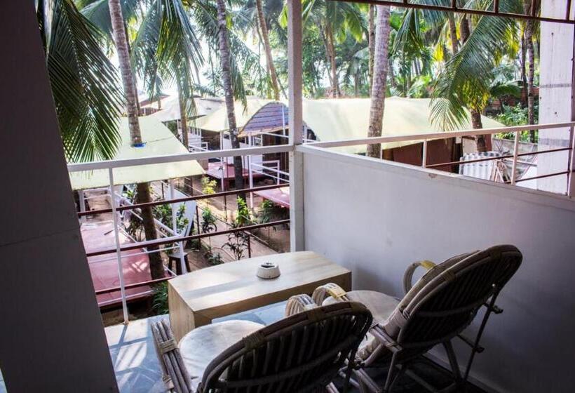 غرفة ديلوكس مطلّة علي البحر, Cafe Del Mar Palolem, Goa