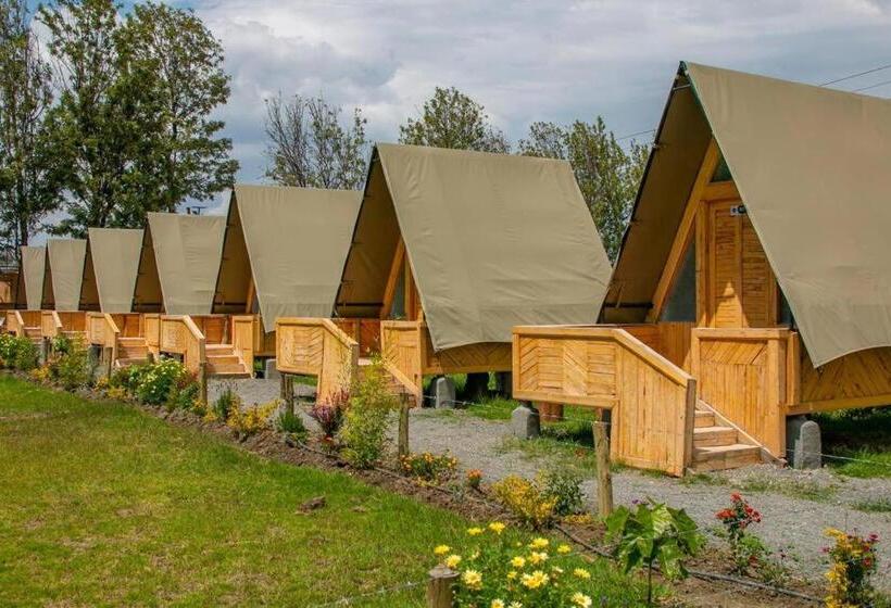 اتاق استاندارد یک تخته با بالکن, Kentwood Cabins And Camp