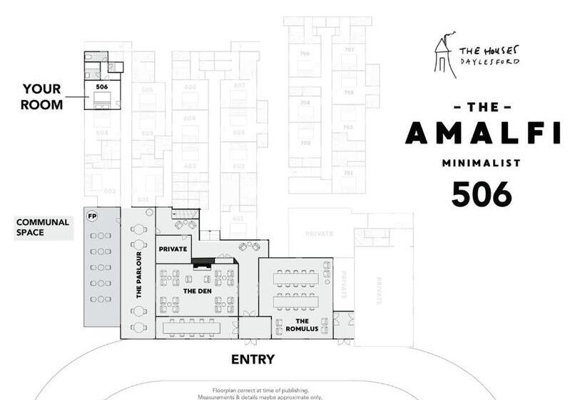 חדר סטנדרט עם מיטת קינג, The Amalfi Minimalist Room L