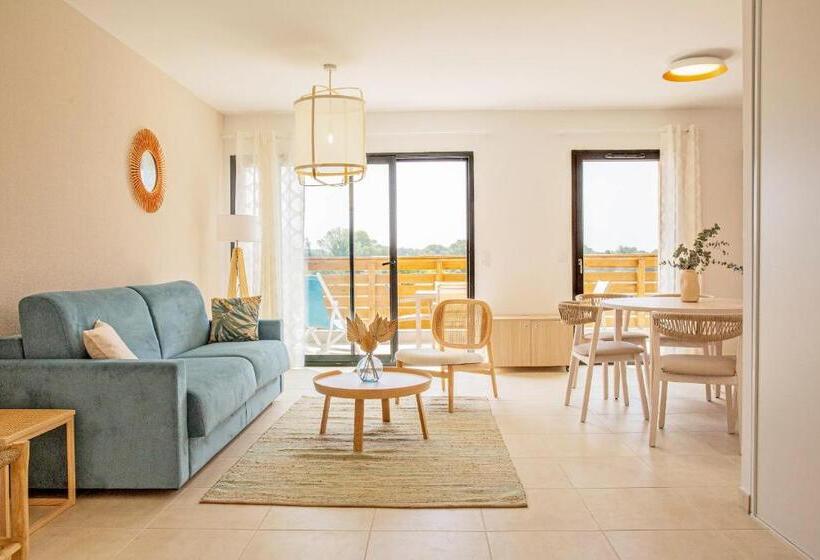 Апартаменты 2 Спальни с Балконом, Résidence Pierre & Vacances Premium Domaine Du Golfe Du Lion