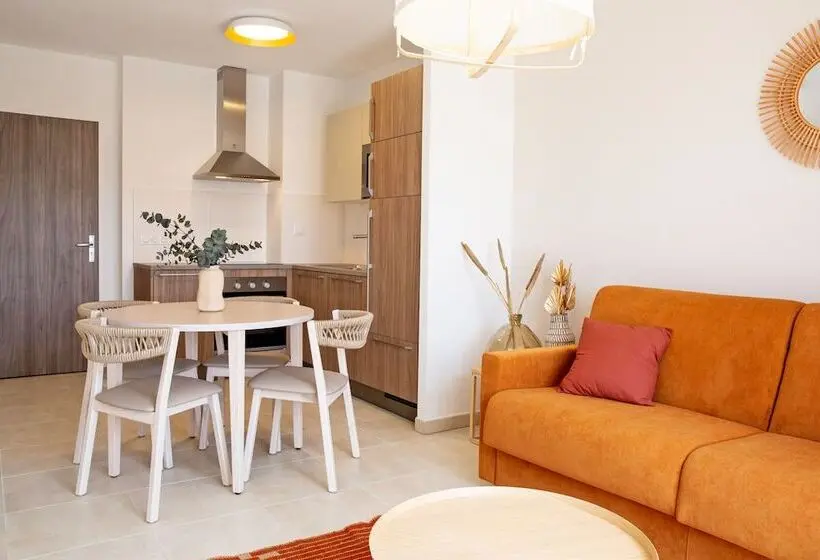 バルコニー付き１ベッドルームアパートメント, Résidence Pierre & Vacances Premium Domaine Du Golfe Du Lion