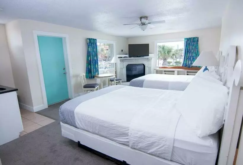 اتاق استاندارد با تخت دو نفره بزرگ, Magic Beach Motel  Vilano Beach, Saint Augustine