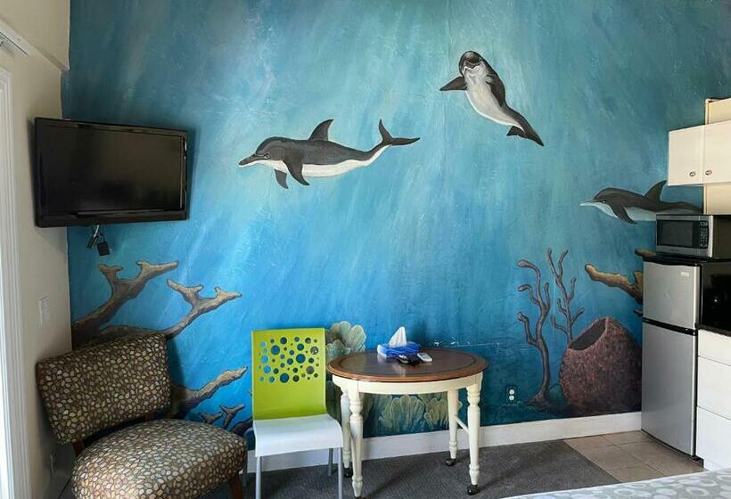 Pokój Standard Łóżko King Size, Magic Beach Motel  Vilano Beach, Saint Augustine