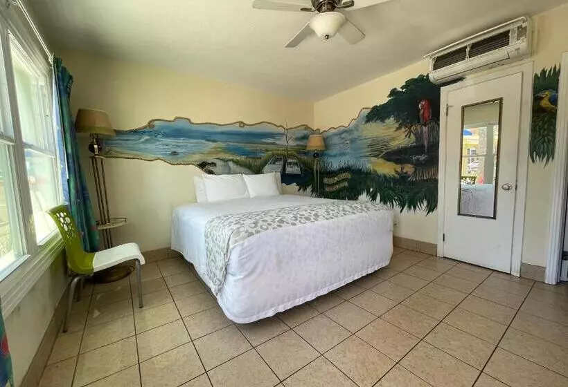 اتاق استاندارد با تخت بزرگ, Magic Beach Motel  Vilano Beach, Saint Augustine