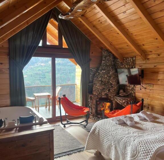 غرفة ديلوكس مزودة بشرفة, Peruma Otel Bungalov