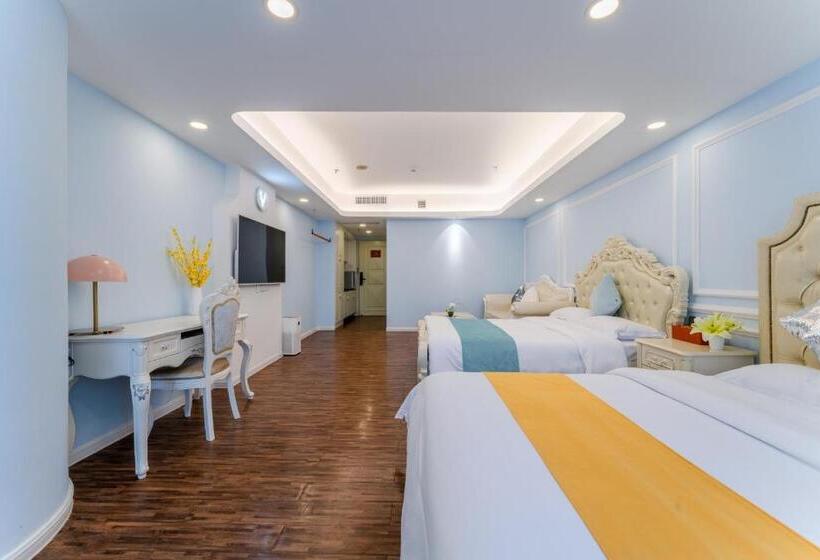 Номер Deluxe, Windsleep International Apartment Hotel Free Delivery To The Venue Of The Canton Fair&cantonese Brea