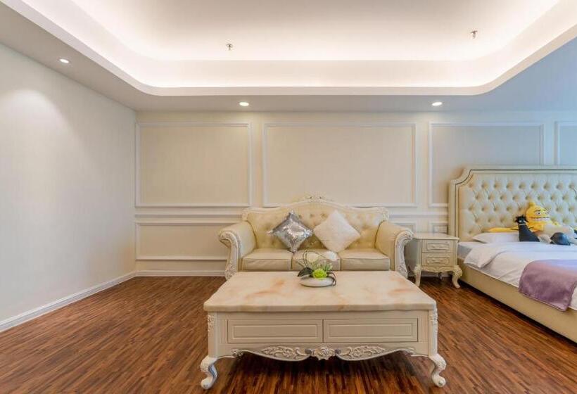 Номер Deluxe Кровать Куин, Windsleep International Apartment Hotel Free Delivery To The Venue Of The Canton Fair&cantonese Brea