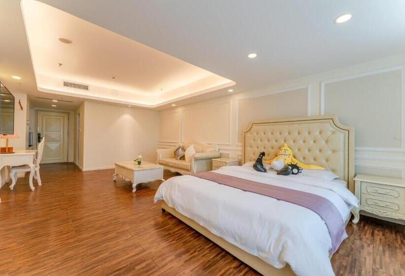 Quarto Deluxe Cama Queen, Windsleep International Apartment Hotel Free Delivery To The Venue Of The Canton Fair&cantonese Brea