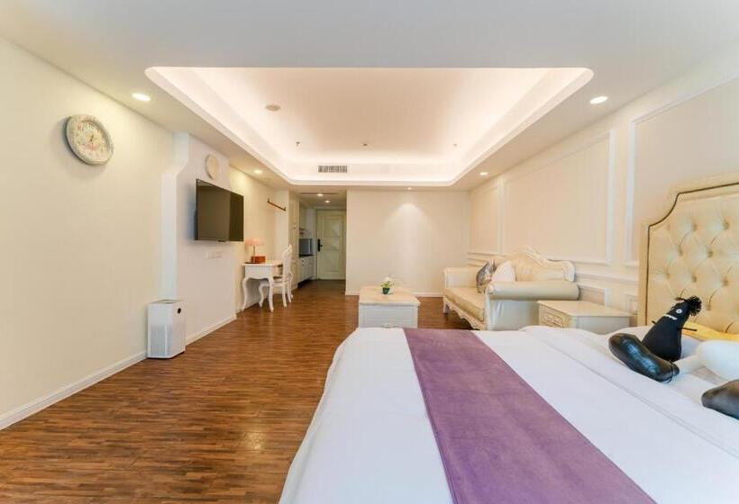 Номер Deluxe Кровать Куин, Windsleep International Apartment Hotel Free Delivery To The Venue Of The Canton Fair&cantonese Brea