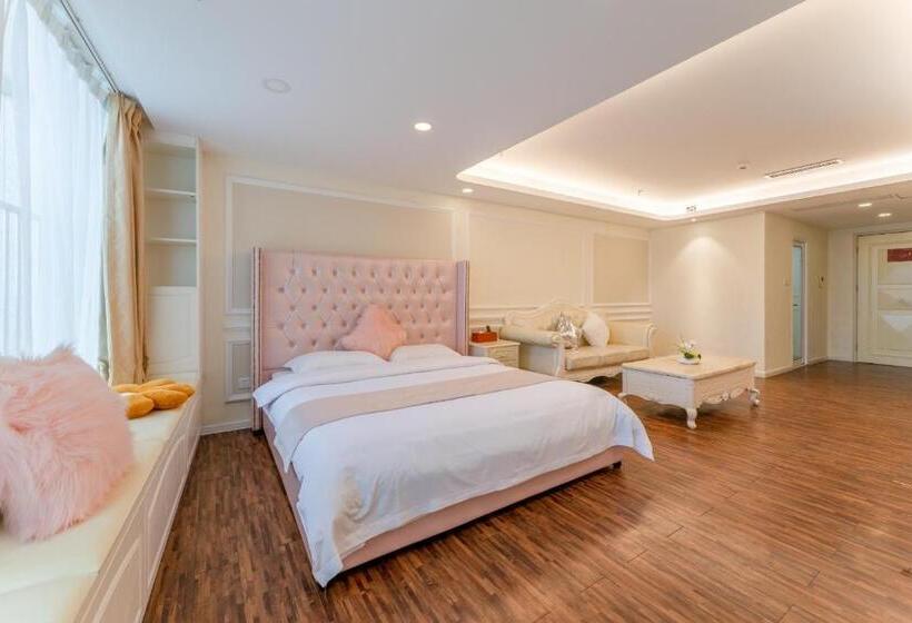 Quarto Deluxe Cama Queen, Windsleep International Apartment Hotel Free Delivery To The Venue Of The Canton Fair&cantonese Brea
