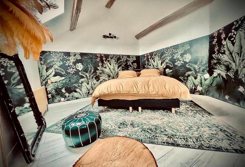 디럭스 룸 킹사이즈 침대, Le Clos De L Olivier