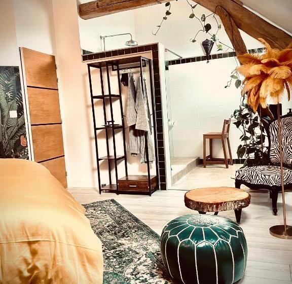 디럭스 룸 킹사이즈 침대, Le Clos De L Olivier