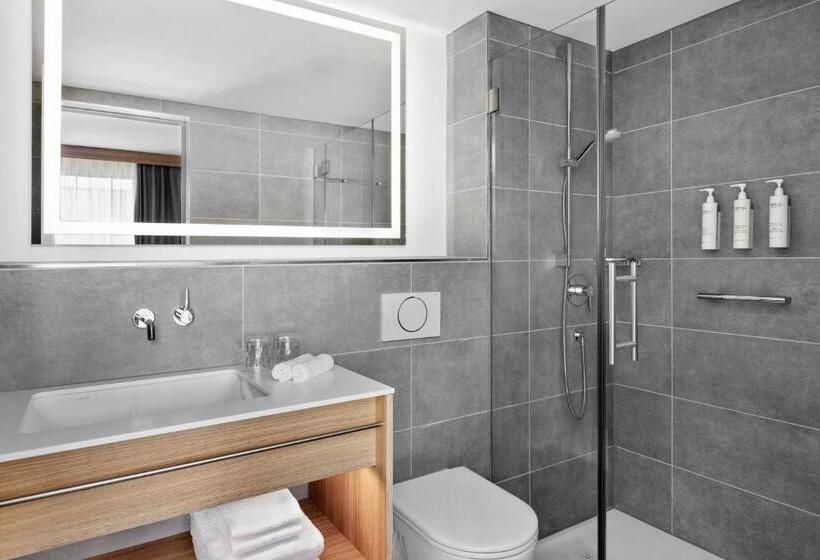 חדר דלוקס,מיטת קינג עם נוף לעיר, Courtyard By Marriott Biel Bienne