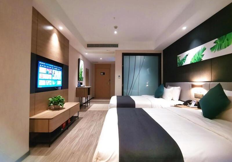 חדר סטנדרט, Thank Inn Plus Chongqing Pengshui Yujing Jiangshan