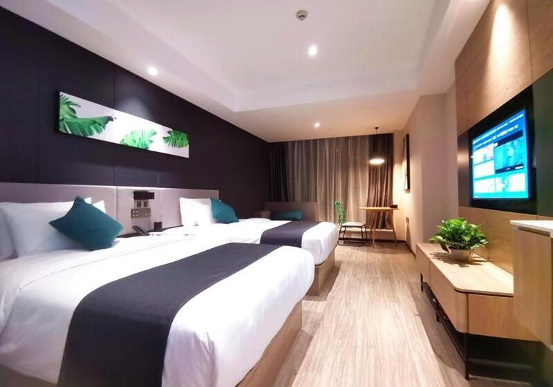 חדר סטנדרט, Thank Inn Plus Chongqing Pengshui Yujing Jiangshan